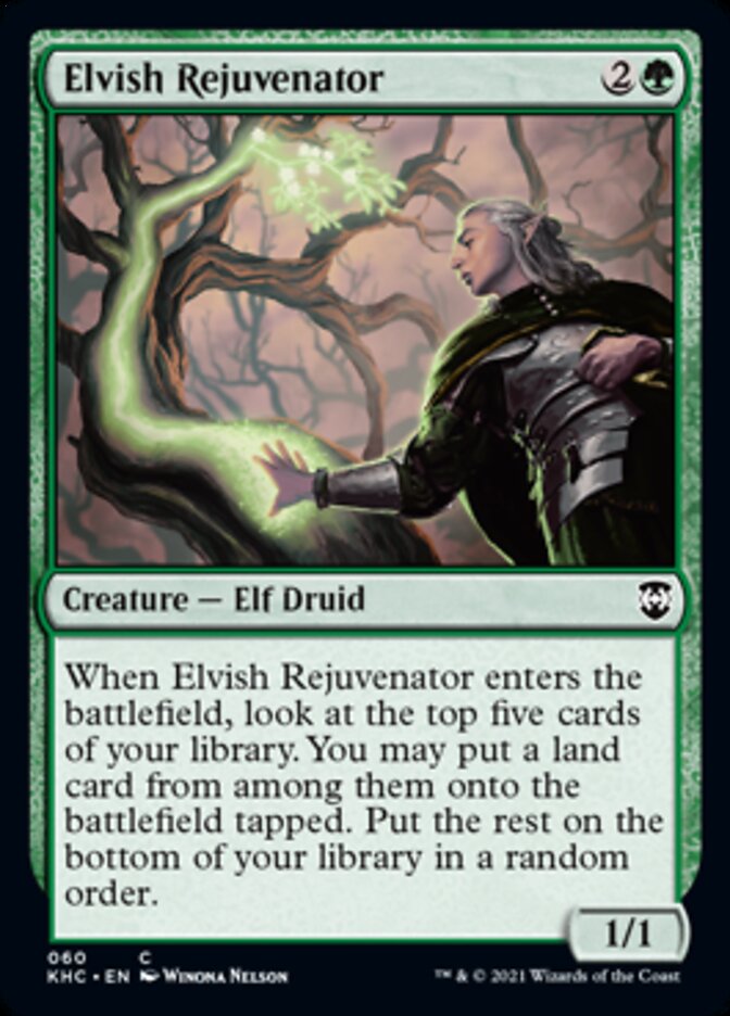Elvish Rejuvenator [Kaldheim Commander] | Gate City Games LLC