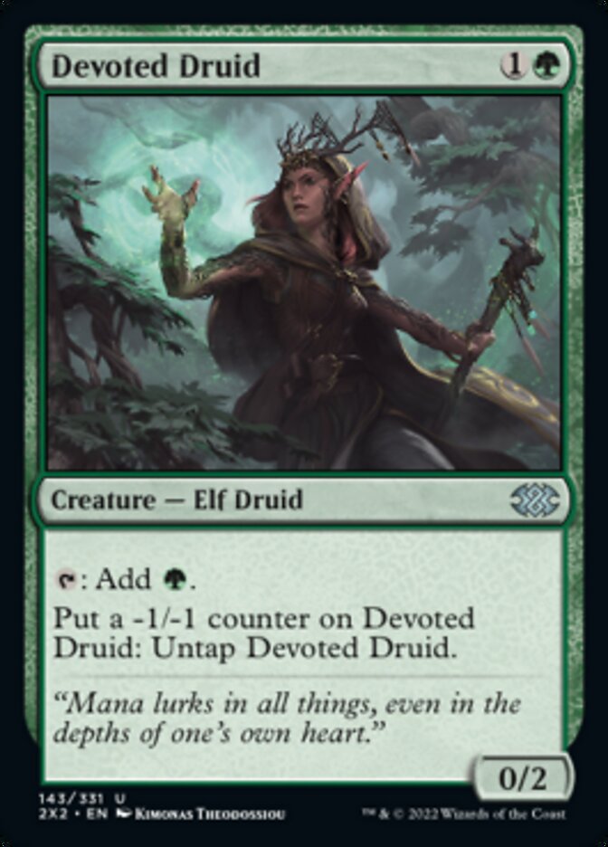 Devoted Druid [Double Masters 2022] | Gate City Games LLC