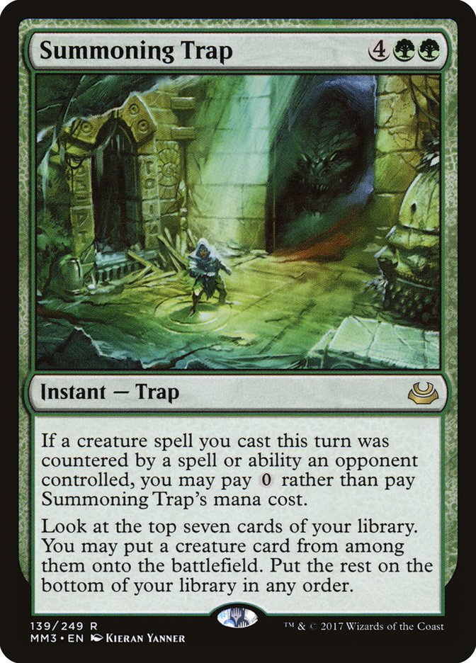Summoning Trap [Modern Masters 2017] | Gate City Games LLC