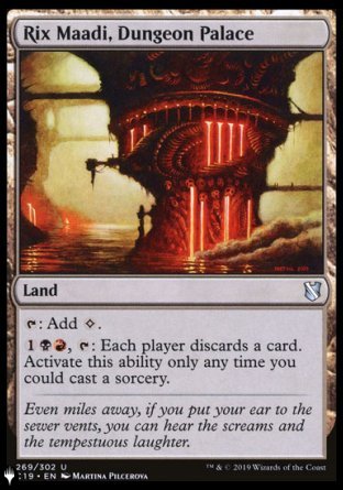 Rix Maadi, Dungeon Palace [The List] | Gate City Games LLC