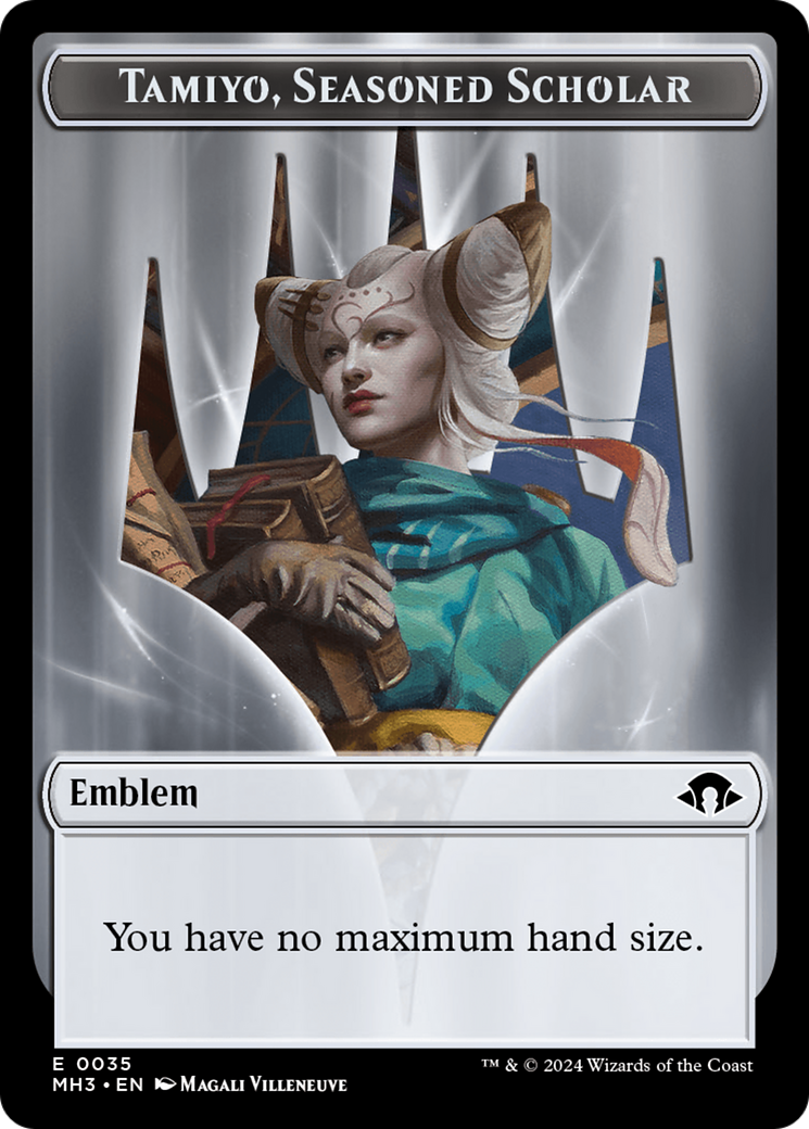 Tamiyo, Seasoned Scholar // Energy Reserve Double-Sided Token [Modern Horizons 3 Tokens] | Gate City Games LLC