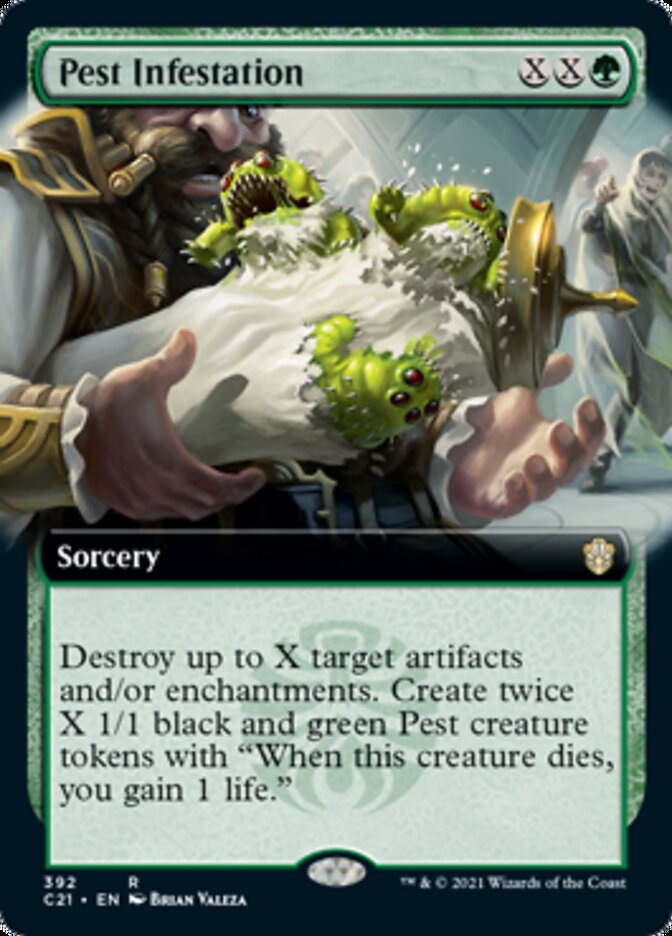 Pest Infestation (Extended Art) [Commander 2021] | Gate City Games LLC