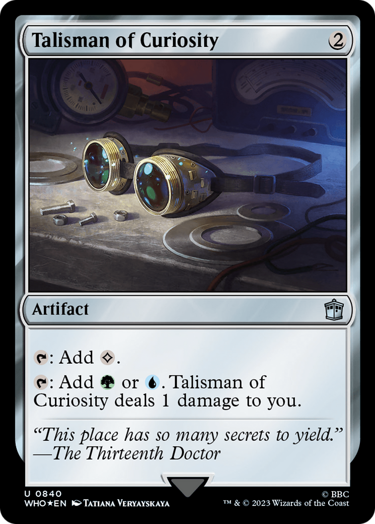 Talisman of Curiosity (Surge Foil) [Doctor Who] | Gate City Games LLC