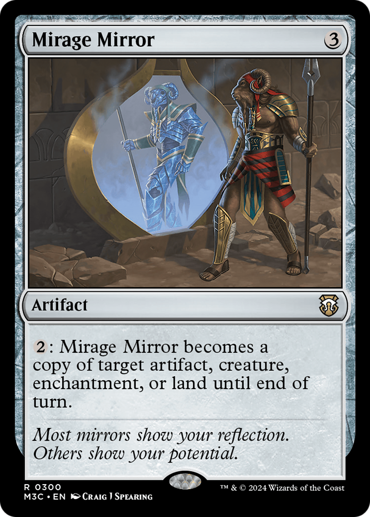 Mirage Mirror (Ripple Foil) [Modern Horizons 3 Commander] | Gate City Games LLC