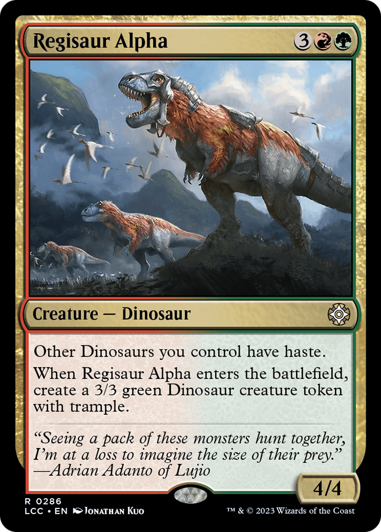 Regisaur Alpha [The Lost Caverns of Ixalan Commander] | Gate City Games LLC