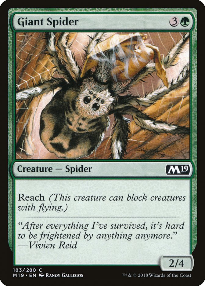 Giant Spider [Core Set 2019] | Gate City Games LLC