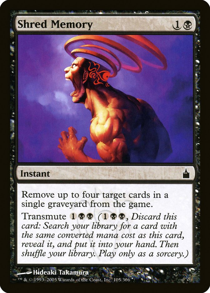 Shred Memory [Ravnica: City of Guilds] | Gate City Games LLC