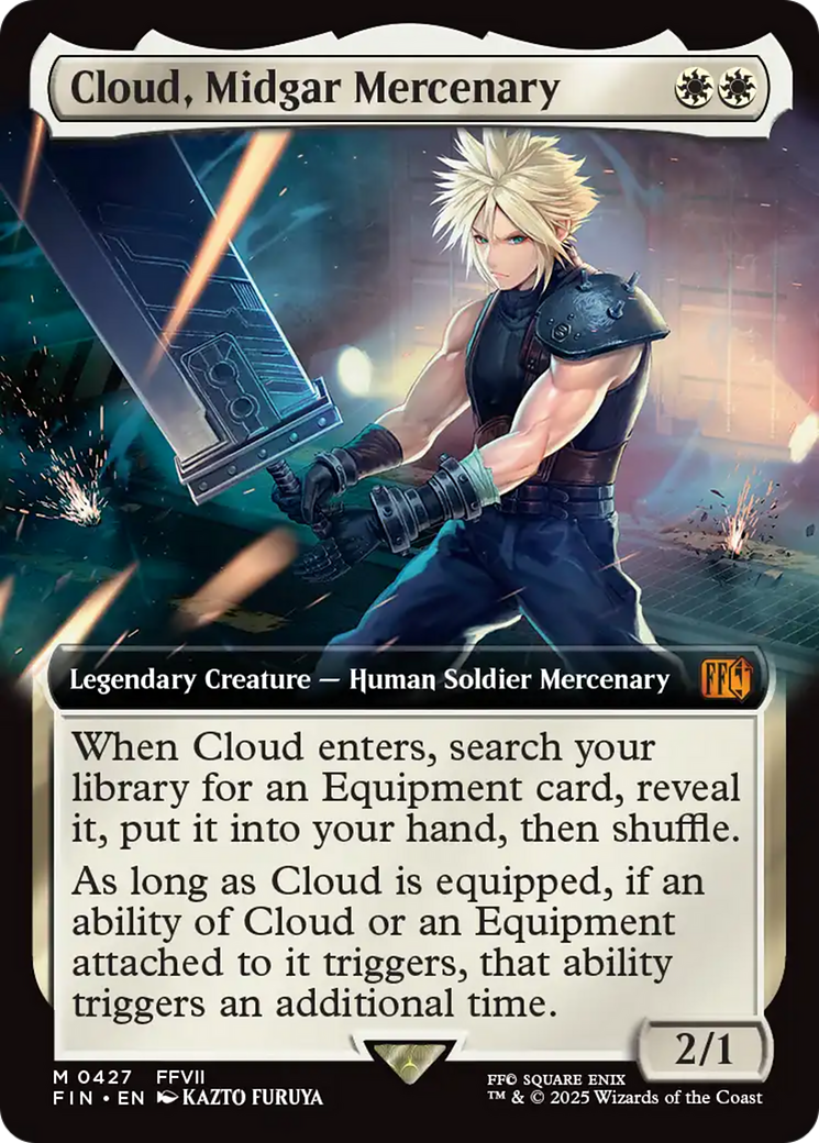 Cloud, Midgar Mercenary (Extended Art) [FINAL FANTASY] | Gate City Games LLC