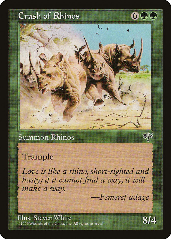 Crash of Rhinos [Mirage] | Gate City Games LLC