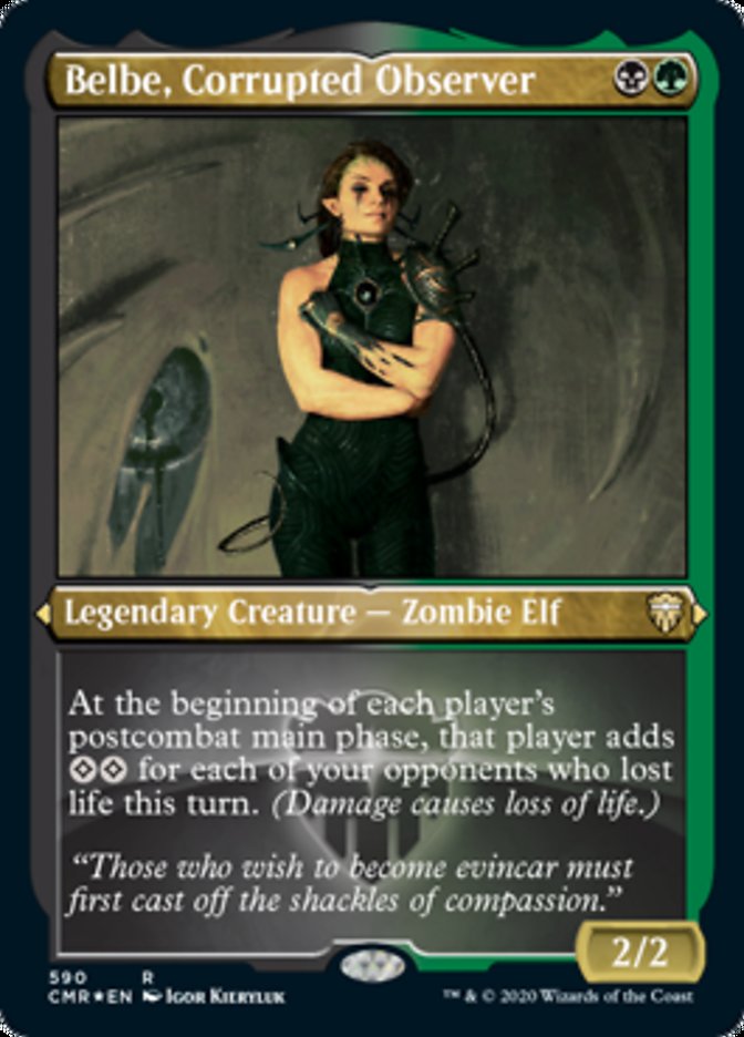 Belbe, Corrupted Observer (Etched) [Commander Legends] | Gate City Games LLC