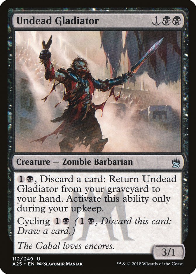 Undead Gladiator [Masters 25] | Gate City Games LLC