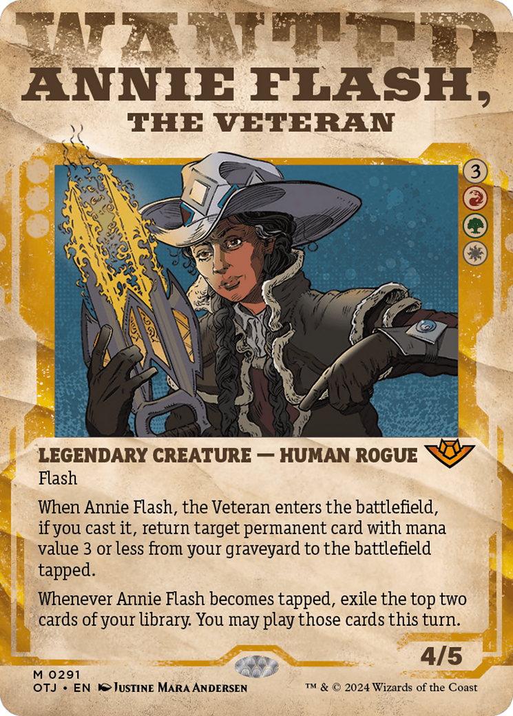 Annie Flash, the Veteran (Showcase) [Outlaws of Thunder Junction] | Gate City Games LLC