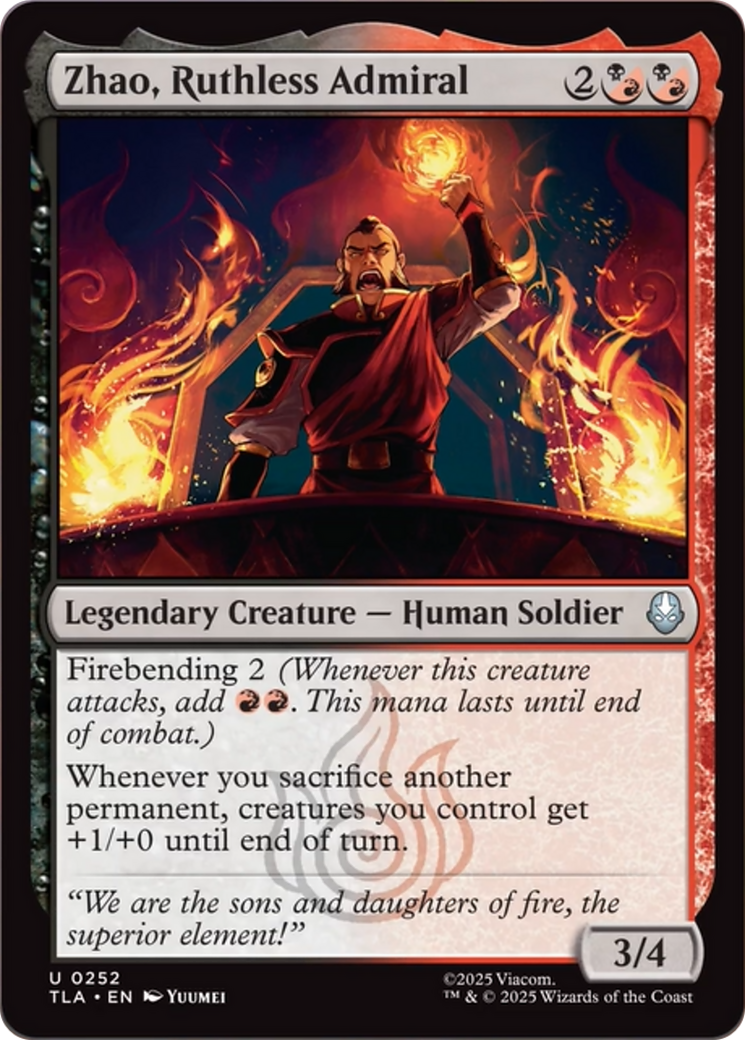 Zhao, Ruthless Admiral [Avatar: The Last Airbender] | Gate City Games LLC