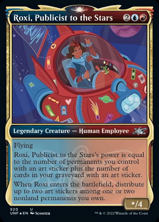 Roxi, Publicist to the Stars (Showcase) (Galaxy Foil) [Unfinity] | Gate City Games LLC