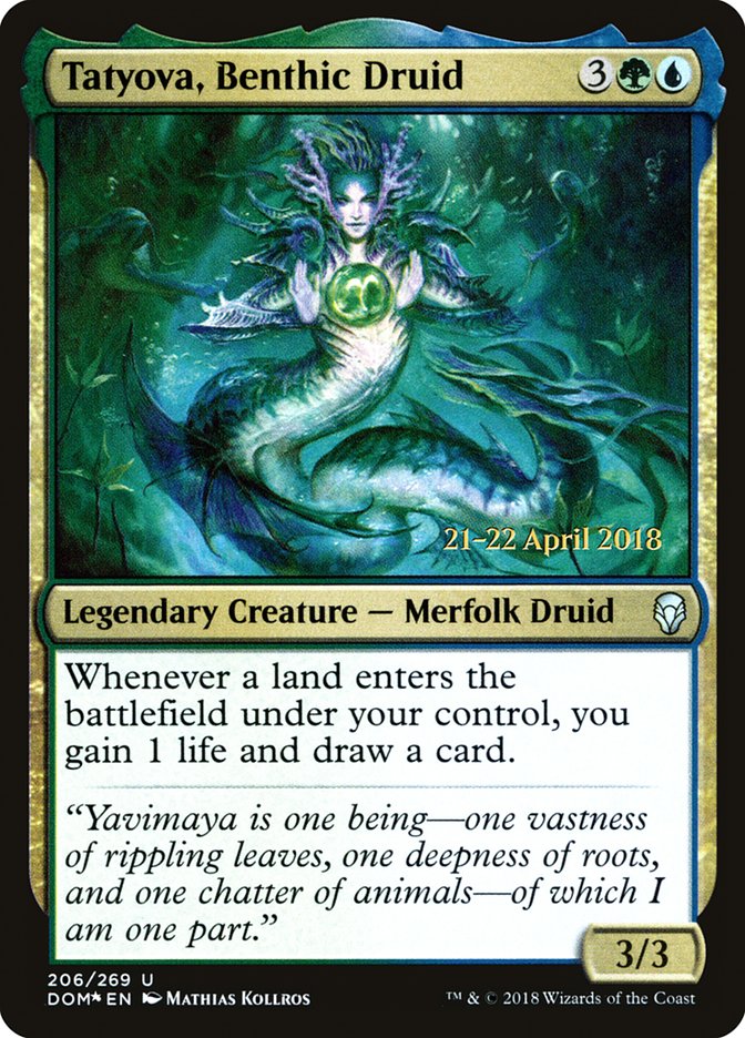 Tatyova, Benthic Druid [Dominaria Prerelease Promos] | Gate City Games LLC