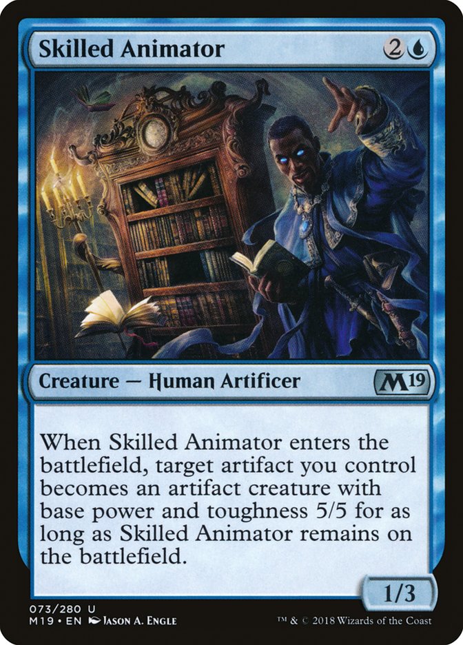 Skilled Animator [Core Set 2019] | Gate City Games LLC
