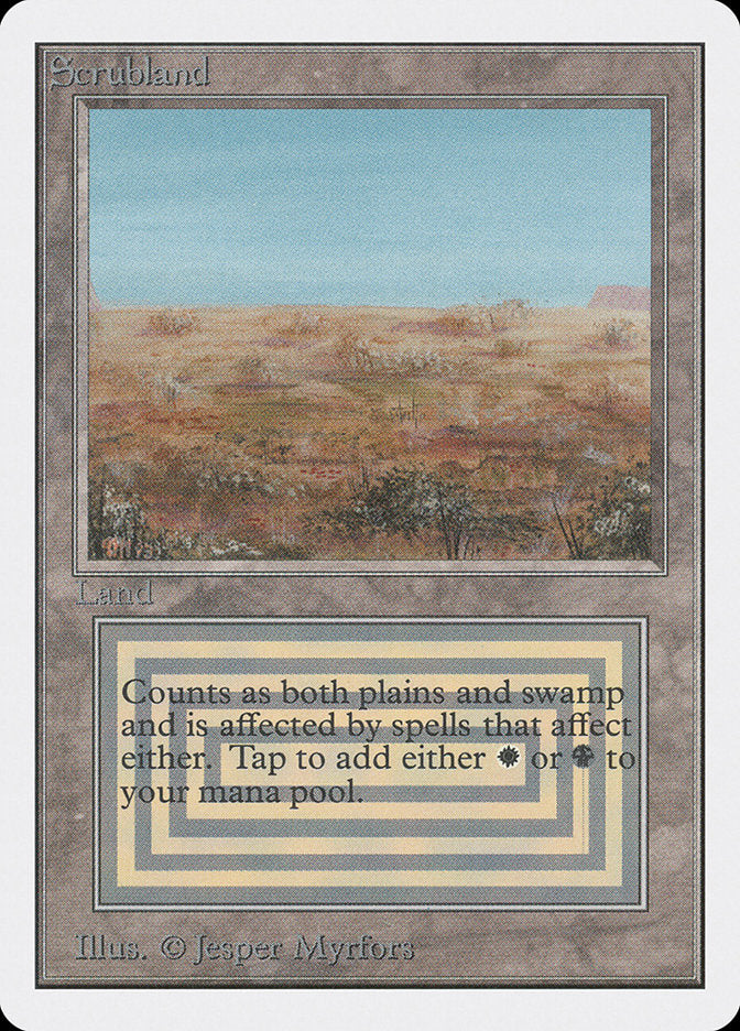Scrubland [Unlimited Edition] | Gate City Games LLC