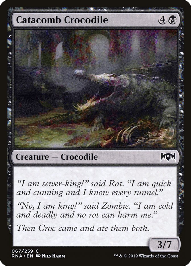 Catacomb Crocodile [Ravnica Allegiance] | Gate City Games LLC
