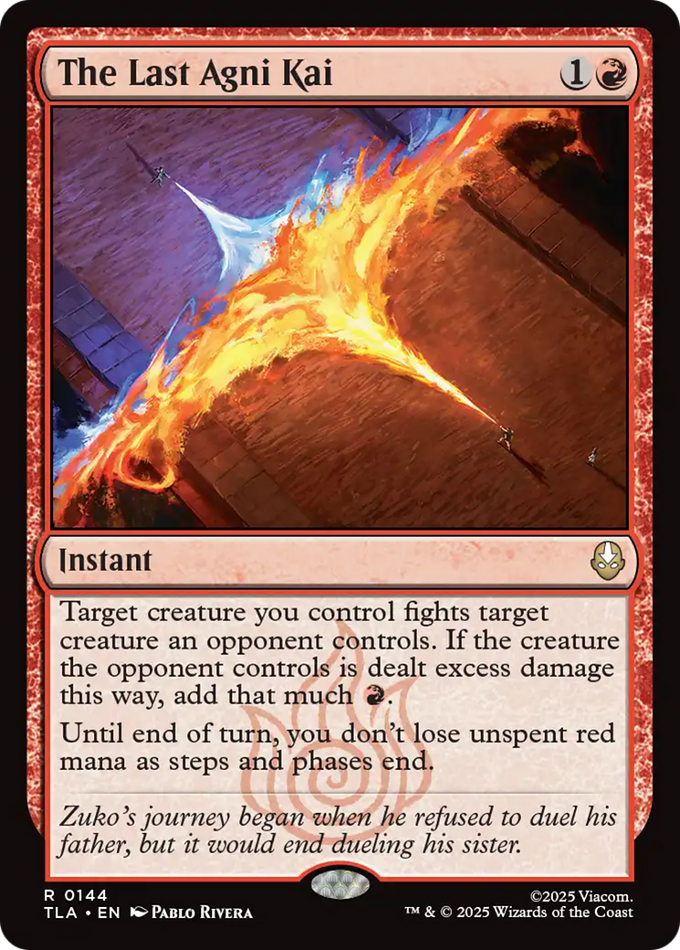 The Last Agni Kai [Avatar: The Last Airbender] | Gate City Games LLC