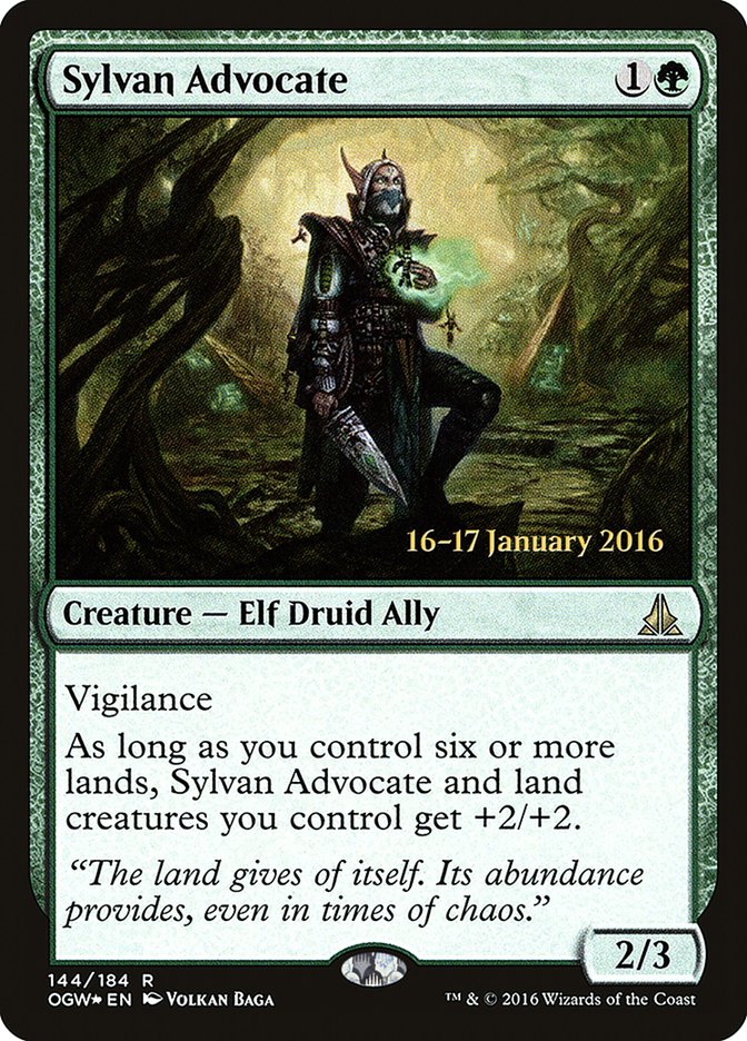 Sylvan Advocate [Oath of the Gatewatch Prerelease Promos] | Gate City Games LLC