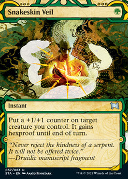 Snakeskin Veil (Foil Etched) [Strixhaven: School of Mages Mystical Archive] | Gate City Games LLC