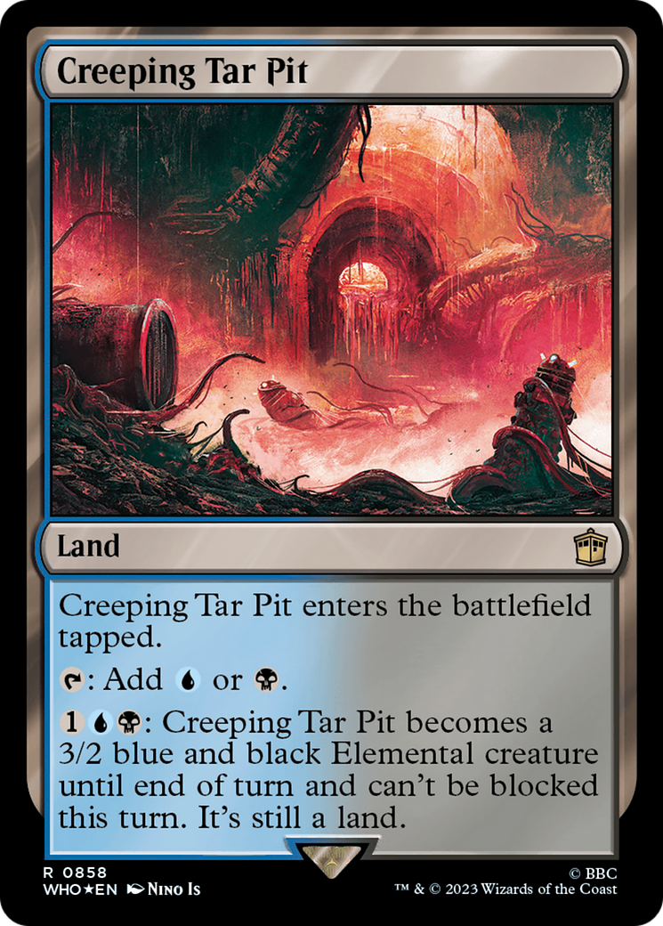 Creeping Tar Pit (Surge Foil) [Doctor Who] | Gate City Games LLC
