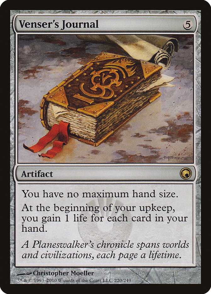 Venser's Journal [Scars of Mirrodin] | Gate City Games LLC