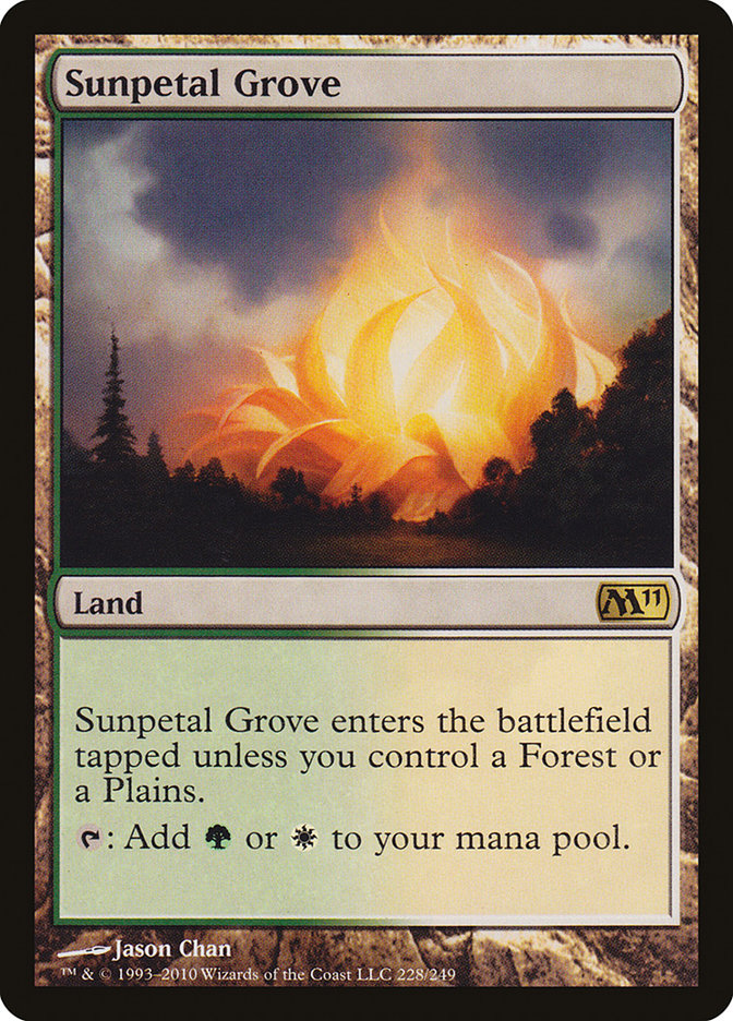 Sunpetal Grove [Magic 2011] | Gate City Games LLC