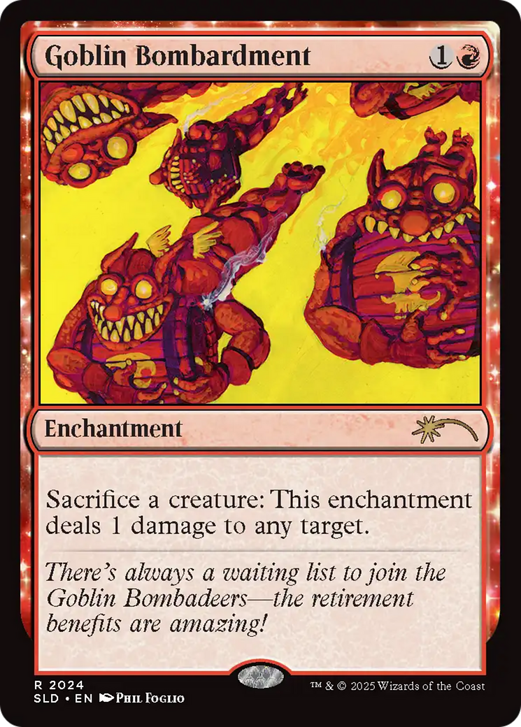 Goblin Bombardment (2024) (Rainbow Foil) [Secret Lair Drop Series] | Gate City Games LLC