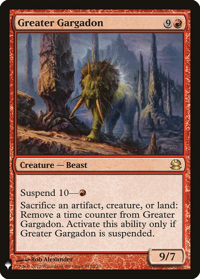 Greater Gargadon [Mystery Booster] | Gate City Games LLC