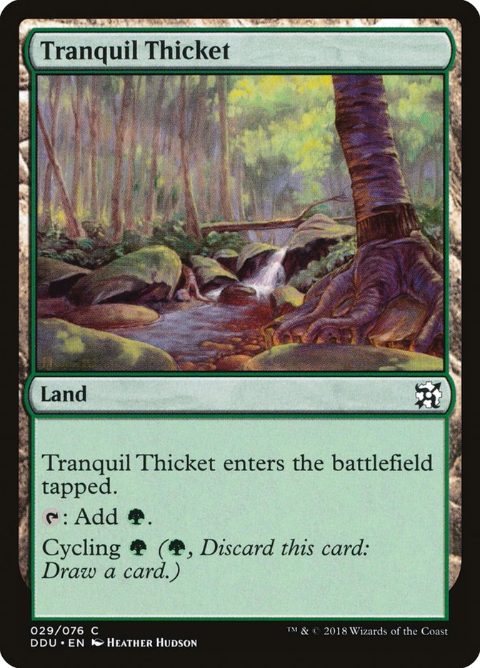 Tranquil Thicket [Duel Decks: Elves vs. Inventors] | Gate City Games LLC
