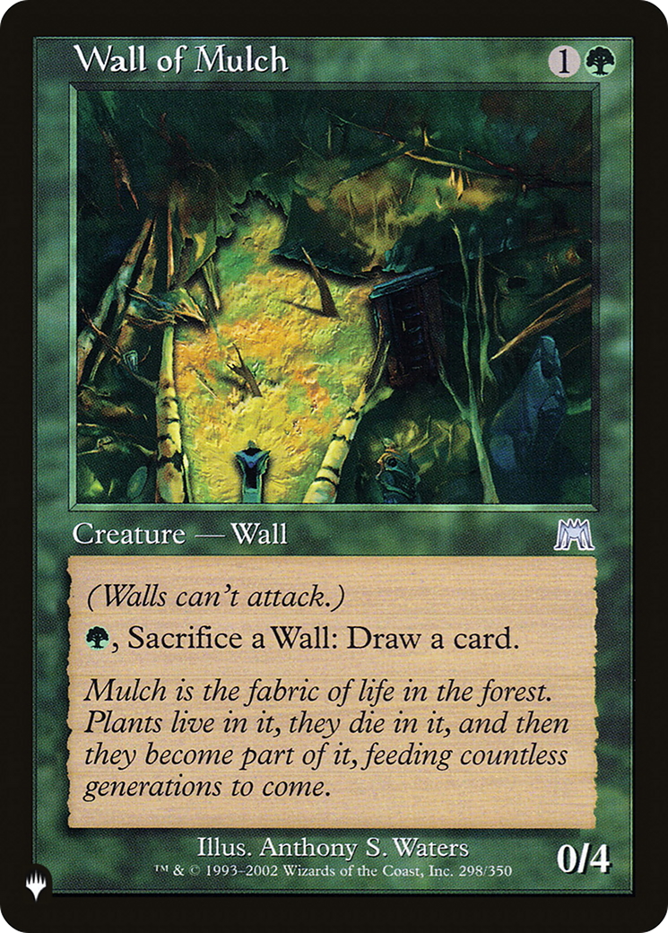 Wall of Mulch [The List] | Gate City Games LLC