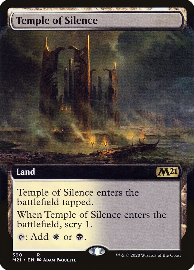 Temple of Silence (Extended Art) [Core Set 2021] | Gate City Games LLC