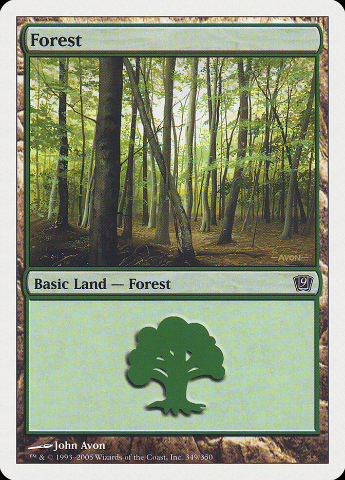 Forest (349) [Ninth Edition] | Gate City Games LLC