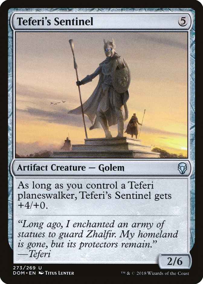 Teferi's Sentinel [Dominaria] | Gate City Games LLC