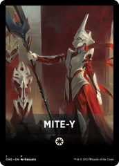 Mite-Y Theme Card [Phyrexia: All Will Be One Tokens] | Gate City Games LLC