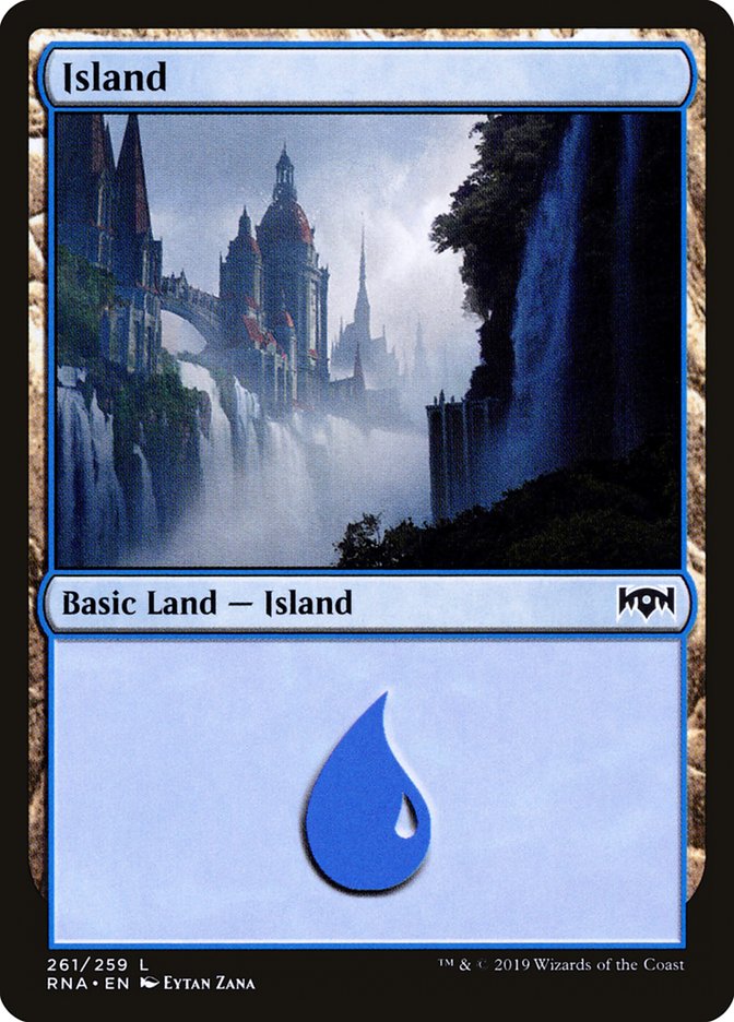 Island (261) [Ravnica Allegiance] | Gate City Games LLC