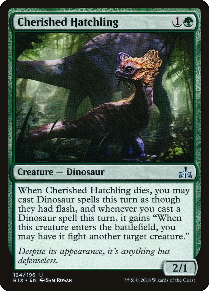 Cherished Hatchling [Rivals of Ixalan] | Gate City Games LLC