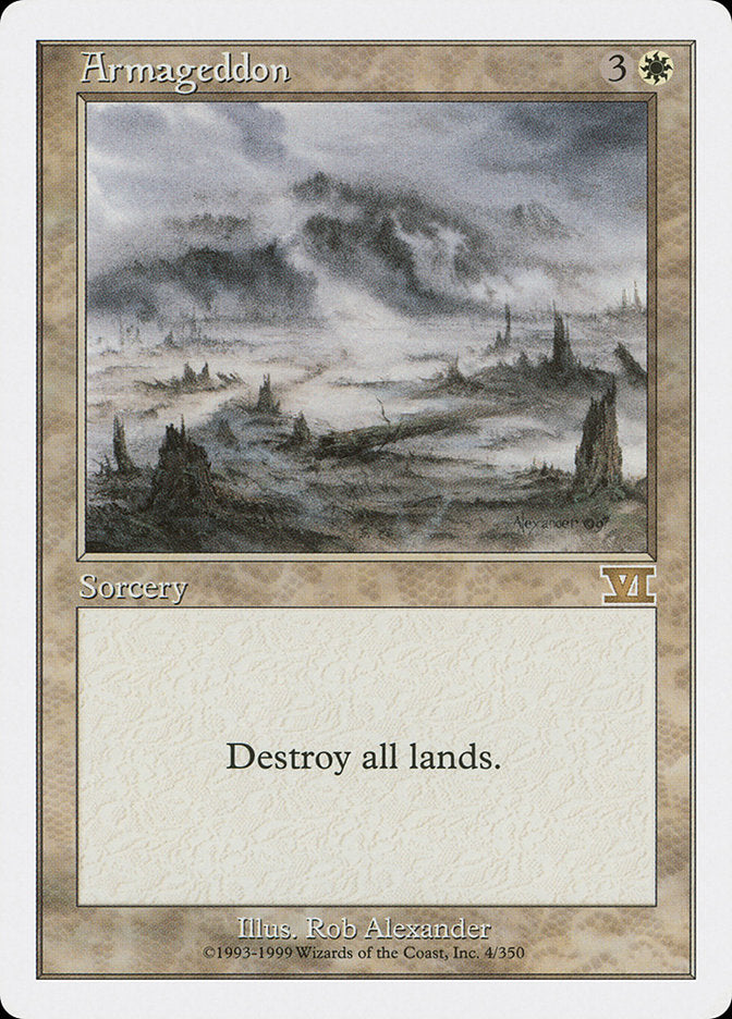 Armageddon [Classic Sixth Edition] | Gate City Games LLC