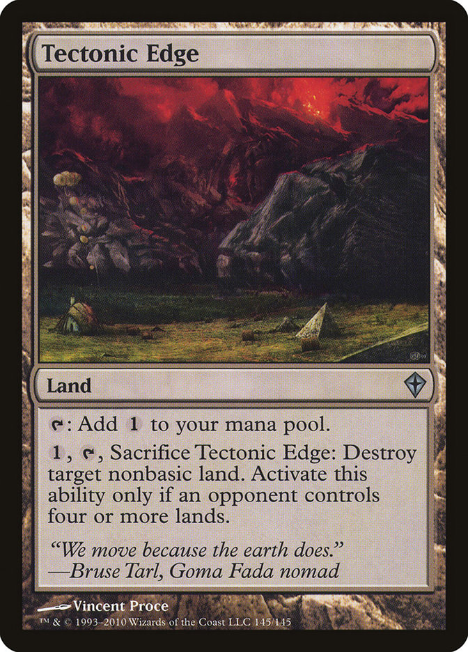 Tectonic Edge [Worldwake] | Gate City Games LLC
