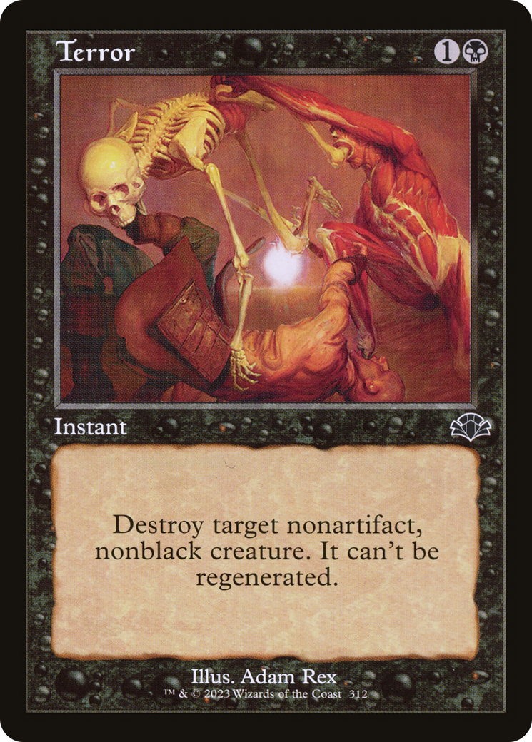Terror (Retro) [Dominaria Remastered] | Gate City Games LLC