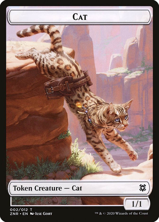 Cat Token [Zendikar Rising Tokens] | Gate City Games LLC