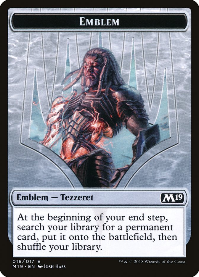 Tezzeret, Artifice Master Emblem [Core Set 2019 Tokens] | Gate City Games LLC