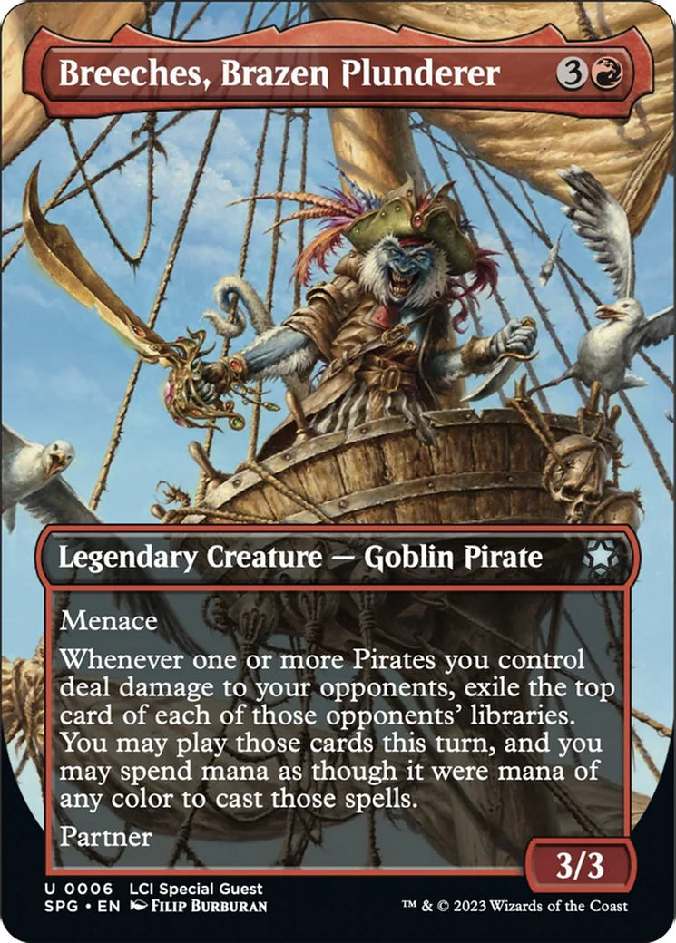 Breeches, Brazen Plunderer (Borderless) [The Lost Caverns of Ixalan Special Guests] | Gate City Games LLC