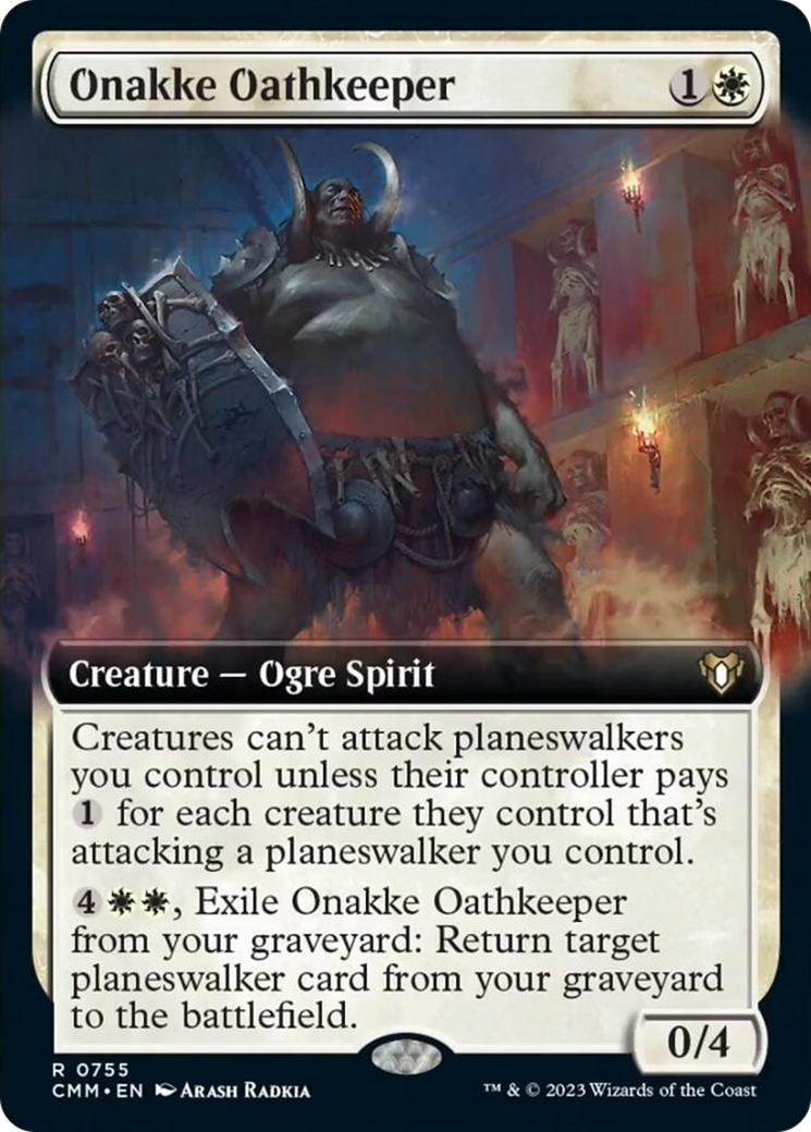 Onakke Oathkeeper (Extended Art) [Commander Masters] | Gate City Games LLC