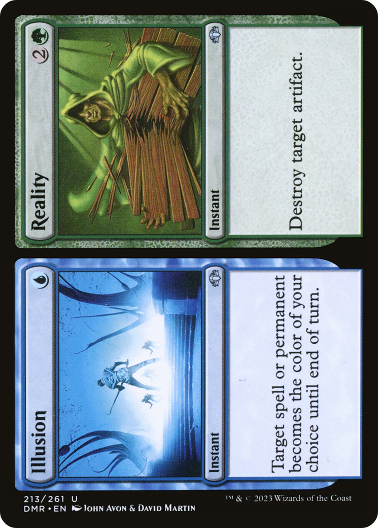 Illusion // Reality [Dominaria Remastered] | Gate City Games LLC