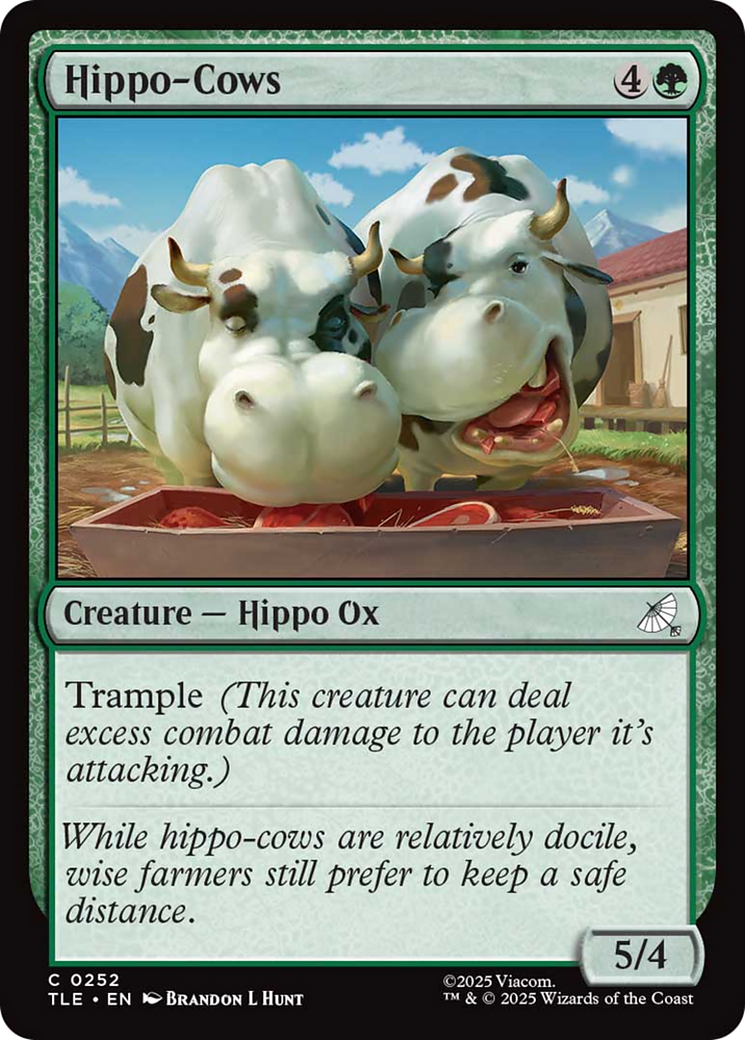 Hippo-Cows [Avatar: The Last Airbender: Eternal-Legal] | Gate City Games LLC