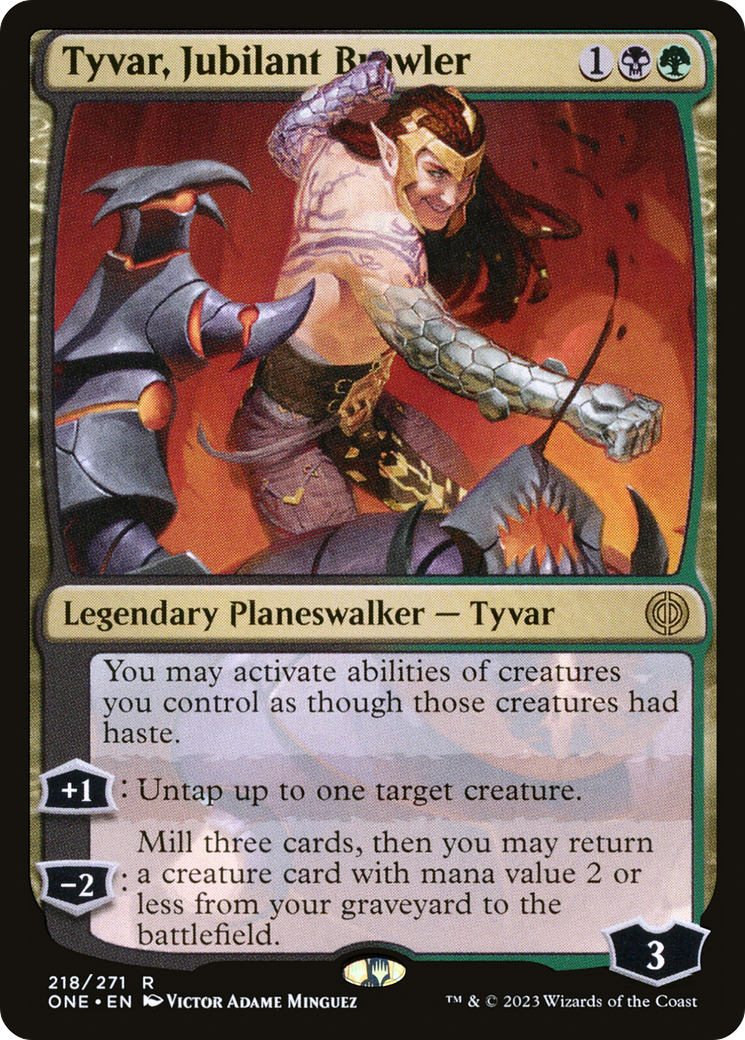 Tyvar, Jubilant Brawler [Phyrexia: All Will Be One] | Gate City Games LLC