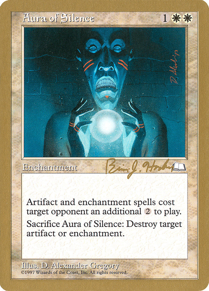Aura of Silence (Brian Hacker) [World Championship Decks 1998] | Gate City Games LLC