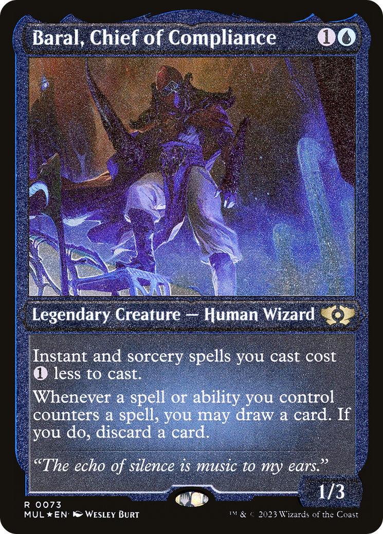 Baral, Chief of Compliance (Foil Etched) [Multiverse Legends] | Gate City Games LLC